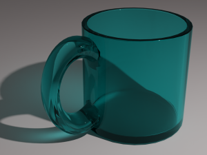 Glass mug 3D 模型