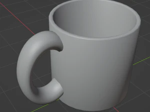 Glass mug 3D Model