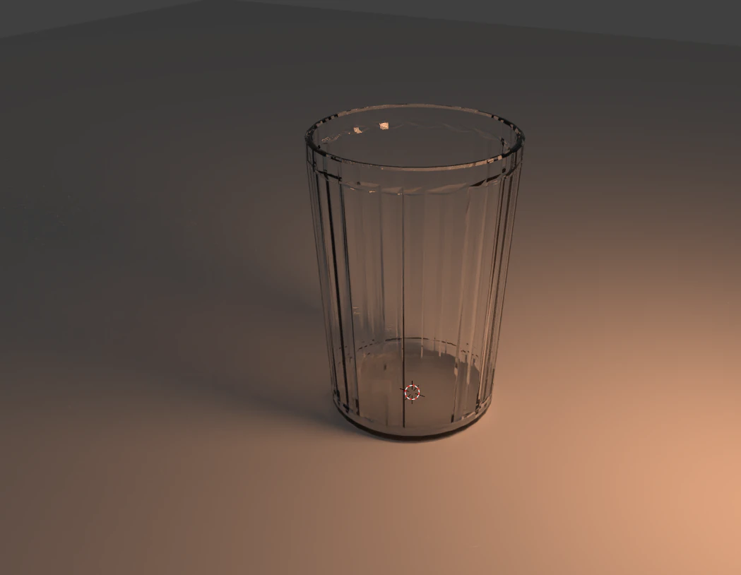 Soviet faceted glass 3D Model .c4d .max .obj .3ds .fbx .stl .blend