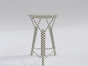 UFO bench 3Dモデル