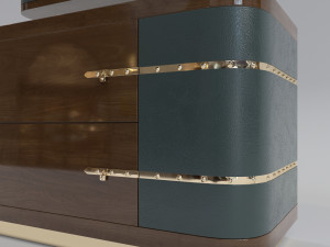 LeatheryConsole 3Dモデル