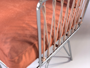 Velvet Croisette Armchair 3D मॉडल
