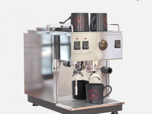 Espresso Machine 3D मॉडल