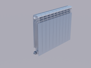 Bimetal radiator 3D 模型