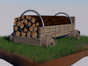 The cart Modelo 3D