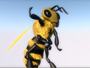 Lebah Model 3D