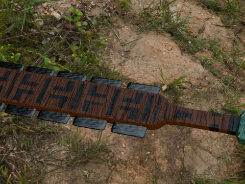 Macuahuitl 3D Model