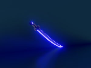 Cyber Katana Modelo 3D