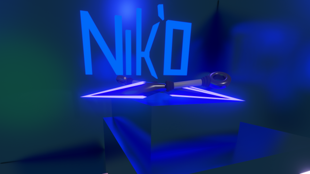 Cyber Kunai Model 3D .c4d .max .obj .3ds .fbx .stl .blend 