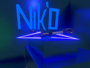 Кібер Кунай 3D Модель