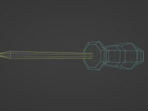 Screwdriver Tool Model 3D