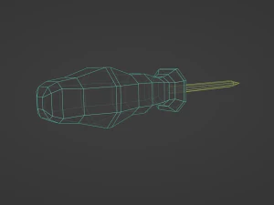 Screwdriver Tool 3D Model