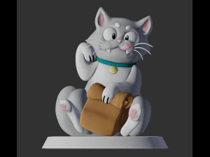 Gato Ni Hao 3D Modelo de impresión 3D