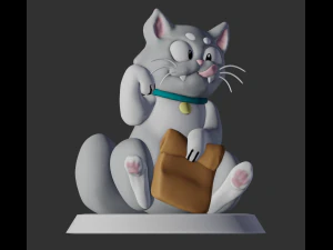 Ni Hao 3D Cat 3D Print Model