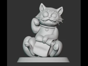 Ni Hao 3D Cat 3D Print Model