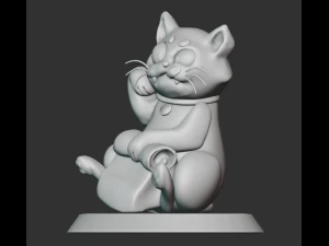 Ni Hao 3D Cat 3D Print Model