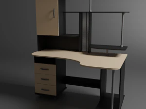 Computer table 3D Model