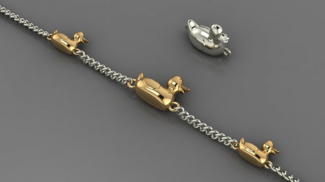 Duck Jewelry Modelo 3D .c4d .max .obj .3ds .fbx .stl .blend 
