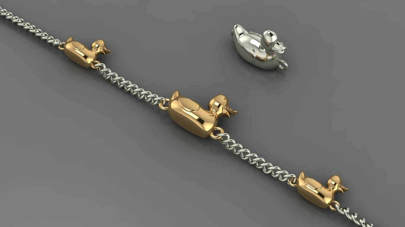 Joias de pato Modelo 3D .c4d .max .obj .3ds .fbx .stl .blend 