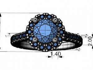 Engagmen Ring Modelo 3D
