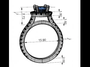 Engagmen Ring 3D Model