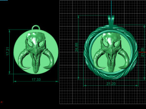 Pendant Modello 3D