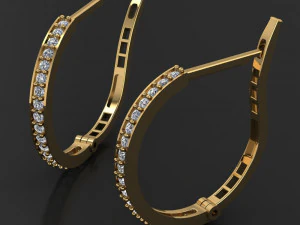 Earings Jewellry 3D Model
