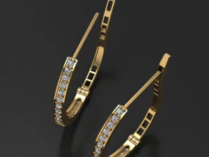 Earings Jewellry 3D Model