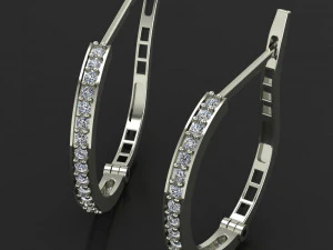 Earings Jewellry 3D Model