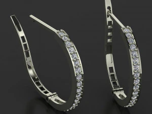 Earings Jewellry 3D Model