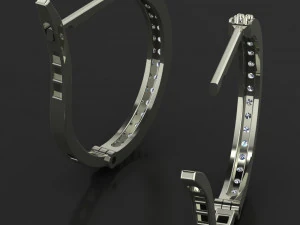 Earings Jewellry 3D Model