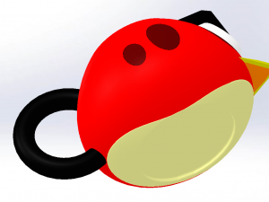 Angry birds cup 3D 打印模型