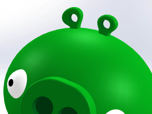 Angry birds cup 3D 打印模型