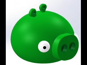 Angry birds cup 3D 打印模型