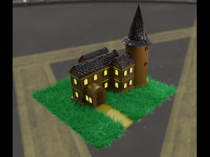A wonderful house 3D 模型