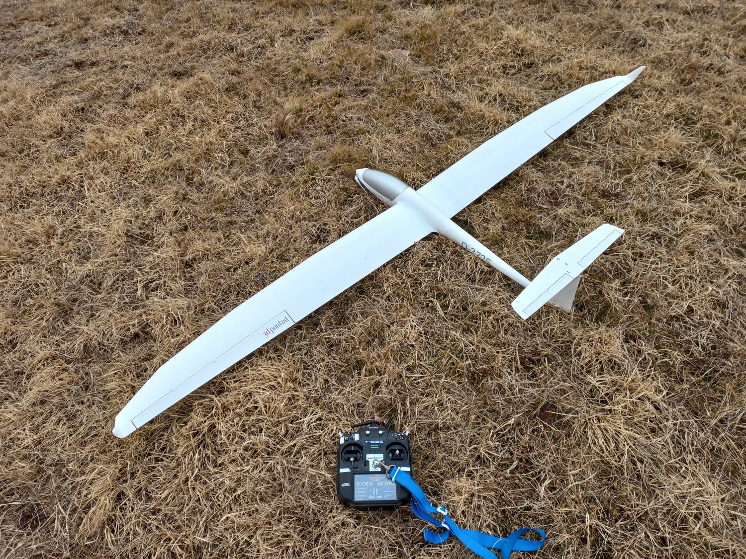 3d printed shop rc glider