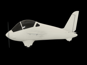 RC MDM-1 FOX GLIDER MINI WINGSPAN 1127mm 3D Print Model