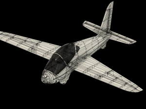 RC MDM-1 FOX GLIDER MINI WINGSPAN 1127mm 3D Print Model