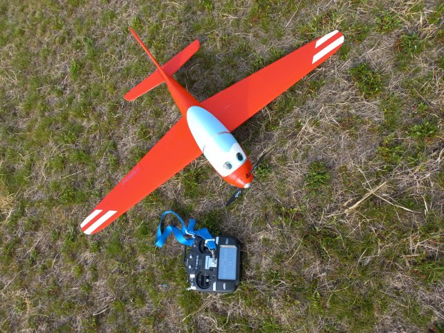Fox rc glider top