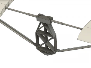 Schneider GRUNAU BABY iib R-C vintage glider wingspan 2000mm 3D Print Model