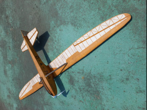 Schneider GRUNAU BABY iib R-C vintage glider wingspan 2000mm 3Dプリントモデル