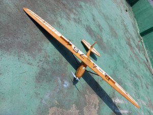 Schneider GRUNAU BABY iib R-C vintage glider wingspan 2000mm 3Dプリントモデル