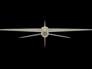 FUN FLY RC FLYING FISH GLIDER WINGSPAN 1078MM 3D Print Model