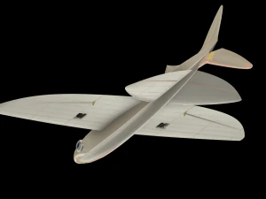 FUN FLY RC FLYING FISH GLIDER WINGSPAN 1078MM 3D Print Model