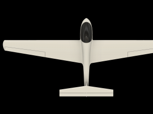 RC CARTOON SCALE MINI SAILPLANE WINGSPAN 1450MM 3D 打印模型