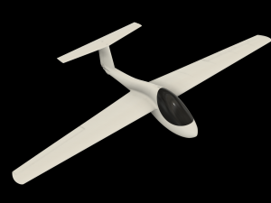 RC CARTOON SCALE MINI SAILPLANE WINGSPAN 1450MM 3D 打印模型