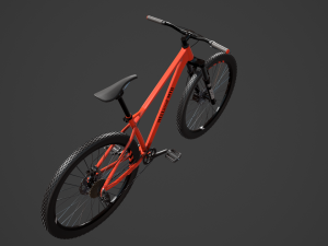 MTB bicycle PBR 3D Model
