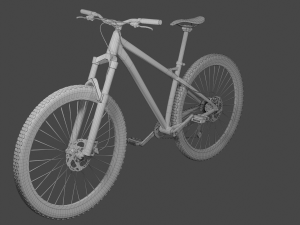 MTB bicycle PBR 3D Model