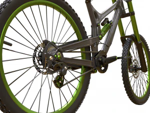 DH MTB Bicycle PBR 3D Model
