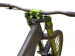 DH MTB Bicycle PBR 3D Model
